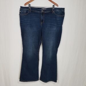 Torrid Lux Slim Boot 5-pocket Dark Wash Jeans Size 26 R